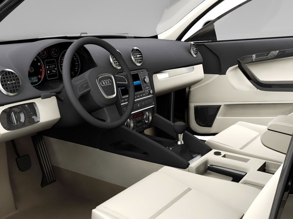 3d model audi car - Audi A3 (2011)... by Swan3DStudios